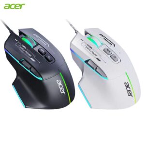 Acer Gaming Mouse Omw950 Rgb Luminous 7200Dpi Home Office 7-Key Macro Programming Wired Mouse For Desktop Computers Laptop PC